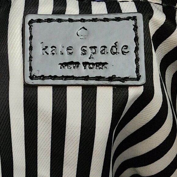 Authentic Kate Spade Hampton Road Janie Black Leather Satchel Shoulder Bag Purse - Picture 3 of 14